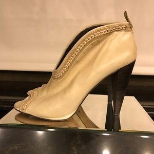 Vince Camuto peep toe booties